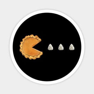 Pumpkin Pie Pacman Magnet